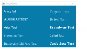 font special image